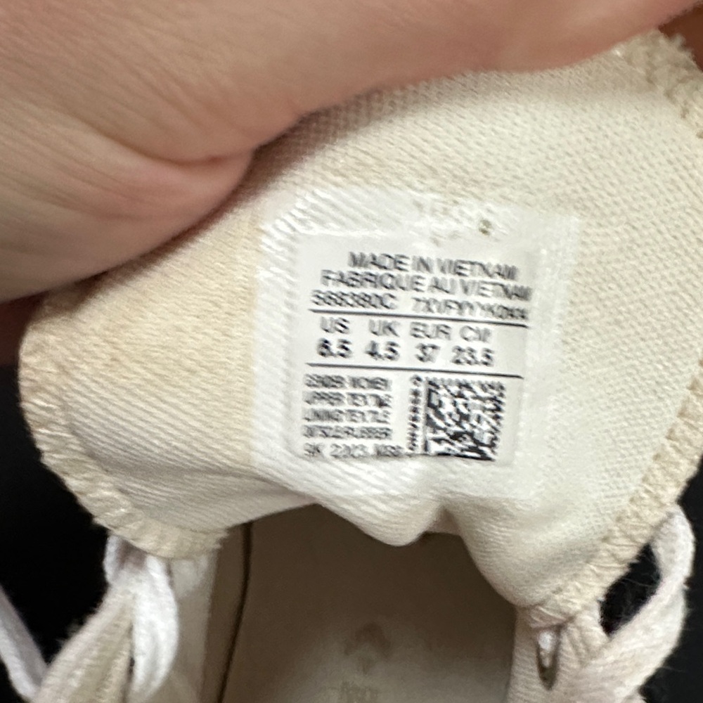 White High Top Canvas Sneakers - Picture 5 of 5